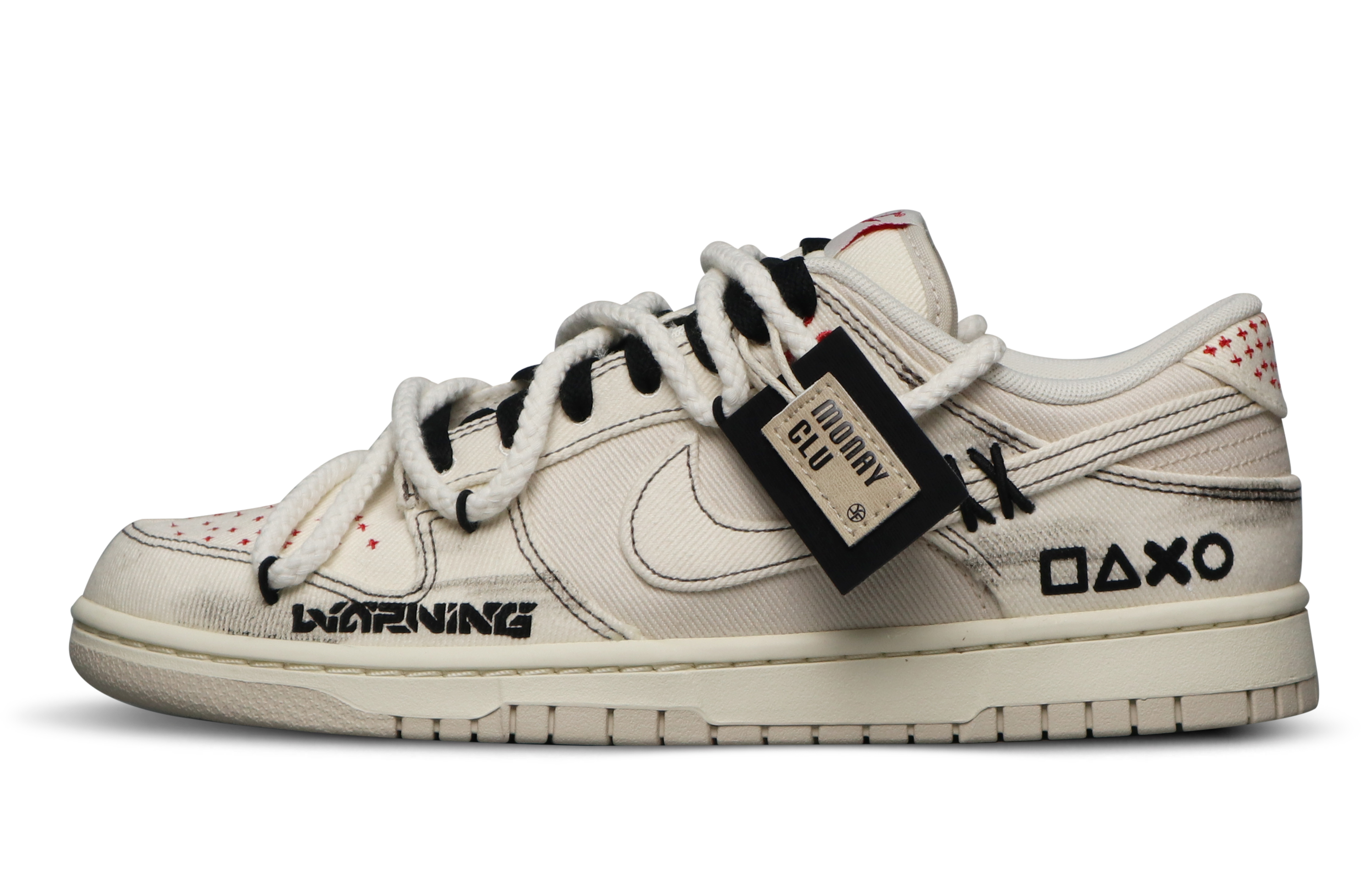 

Кроссовки Nike Dunk Skateboarding Shoes Unisex Low-top Beige, цвет Off White