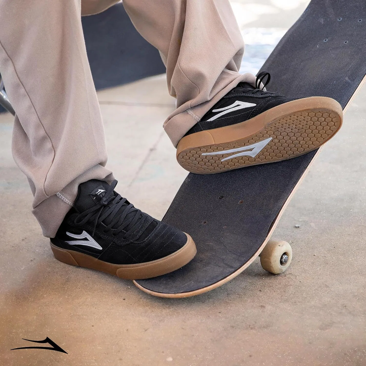 Lakai Footwear Mens Мужские скейтбордические кроссовки Lakai Footwear Cambridge белого/красного цвета, модель Ms3200252a00-Red-6.5 M US — фото 2