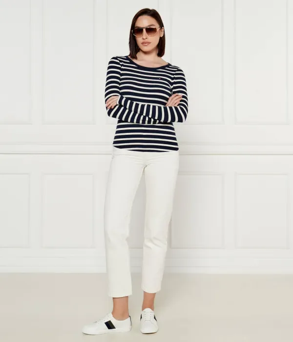 Блуза slim fit Tommy Hilfiger, темно-синий — фото 2