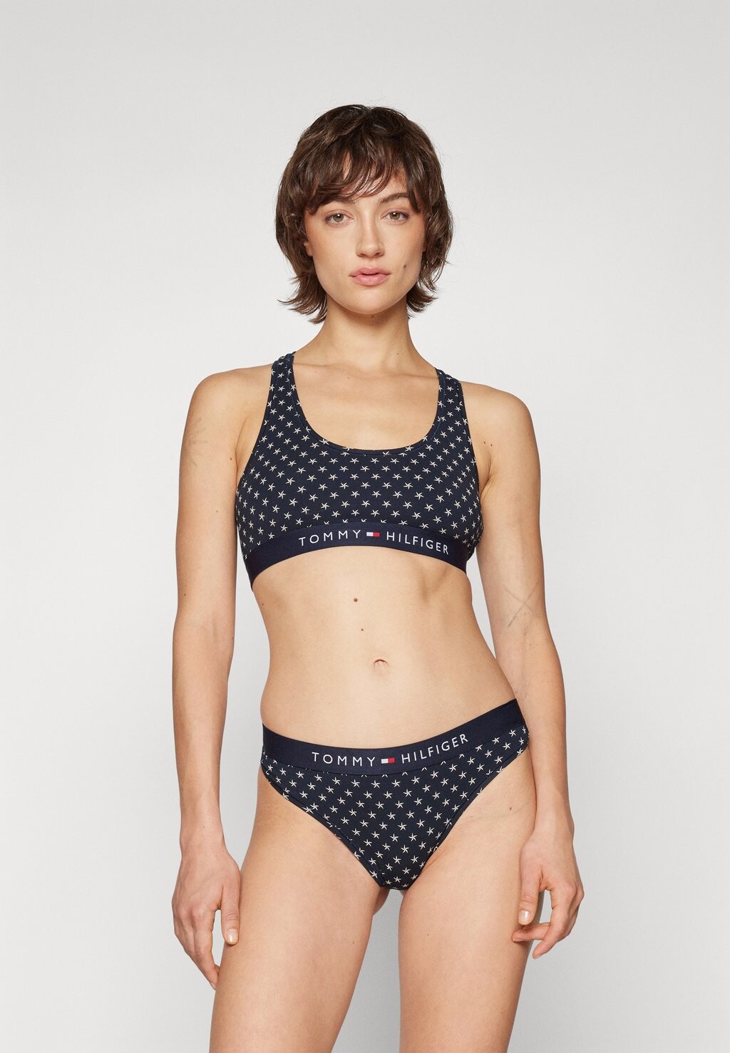 

Бюстье UNLINED BRALETTE PRINT Tommy Hilfiger, темно-синий