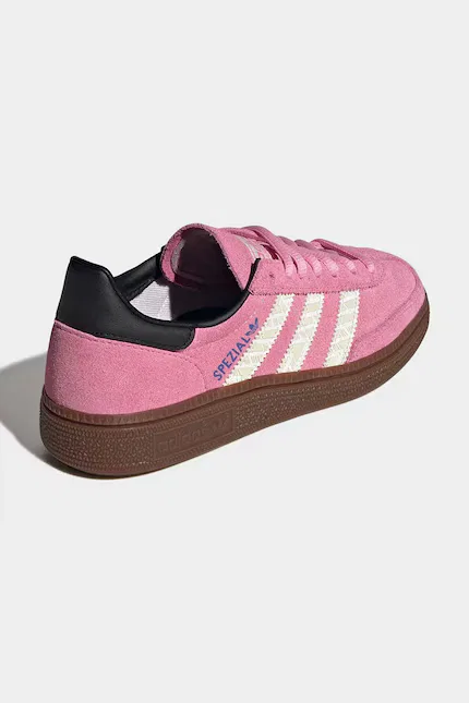 Кроссовки замшевые Handball Spezial Adidas Originals, розовый — фото 3