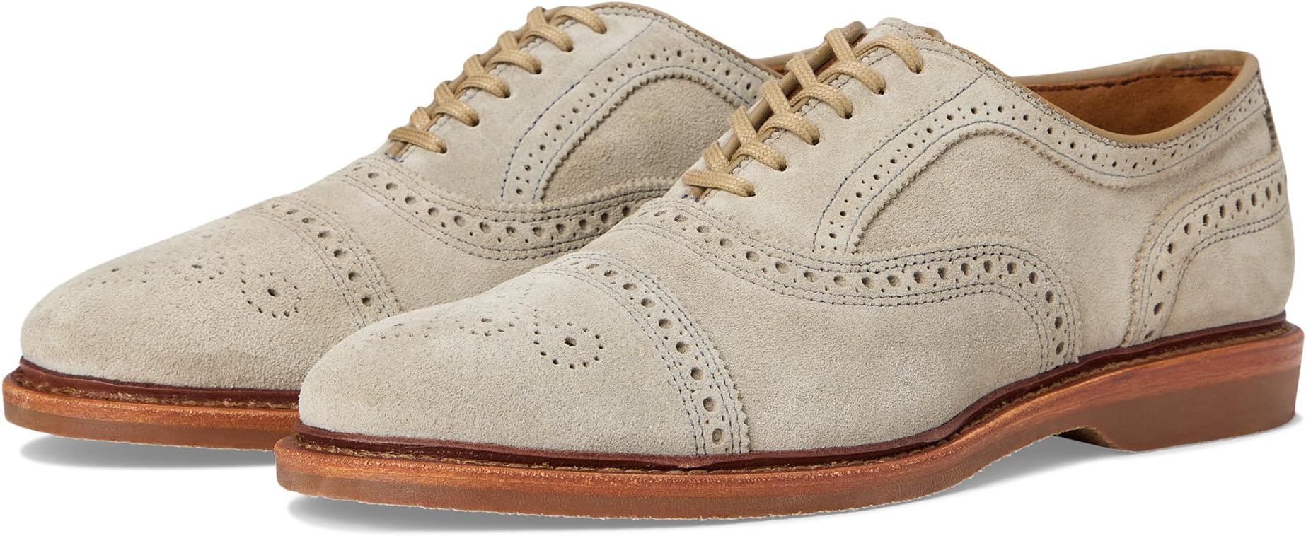 

Оксфорды Allen Edmonds Strand Verse Oxford Shoes, цвет Vapor Suede