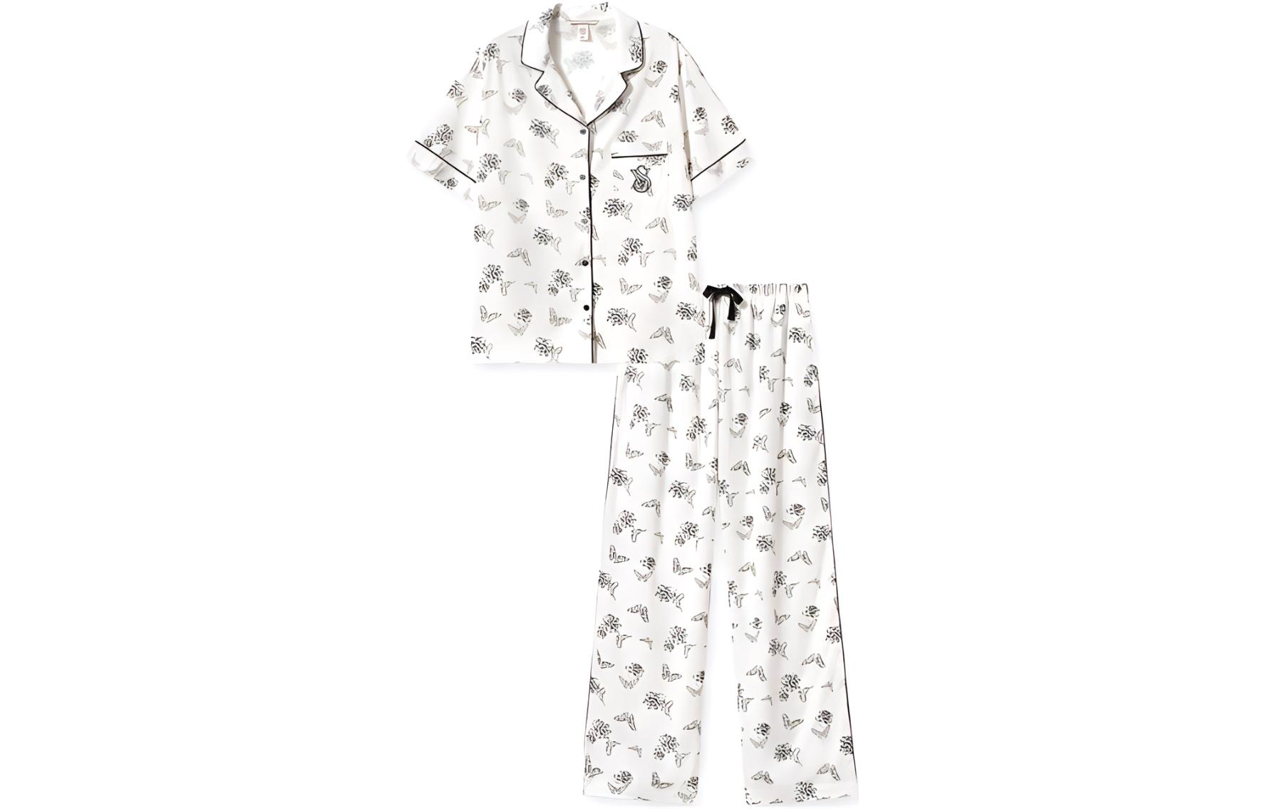 

Victoria's Secret Пижамный комплект женский, цвет Ink Wash White
