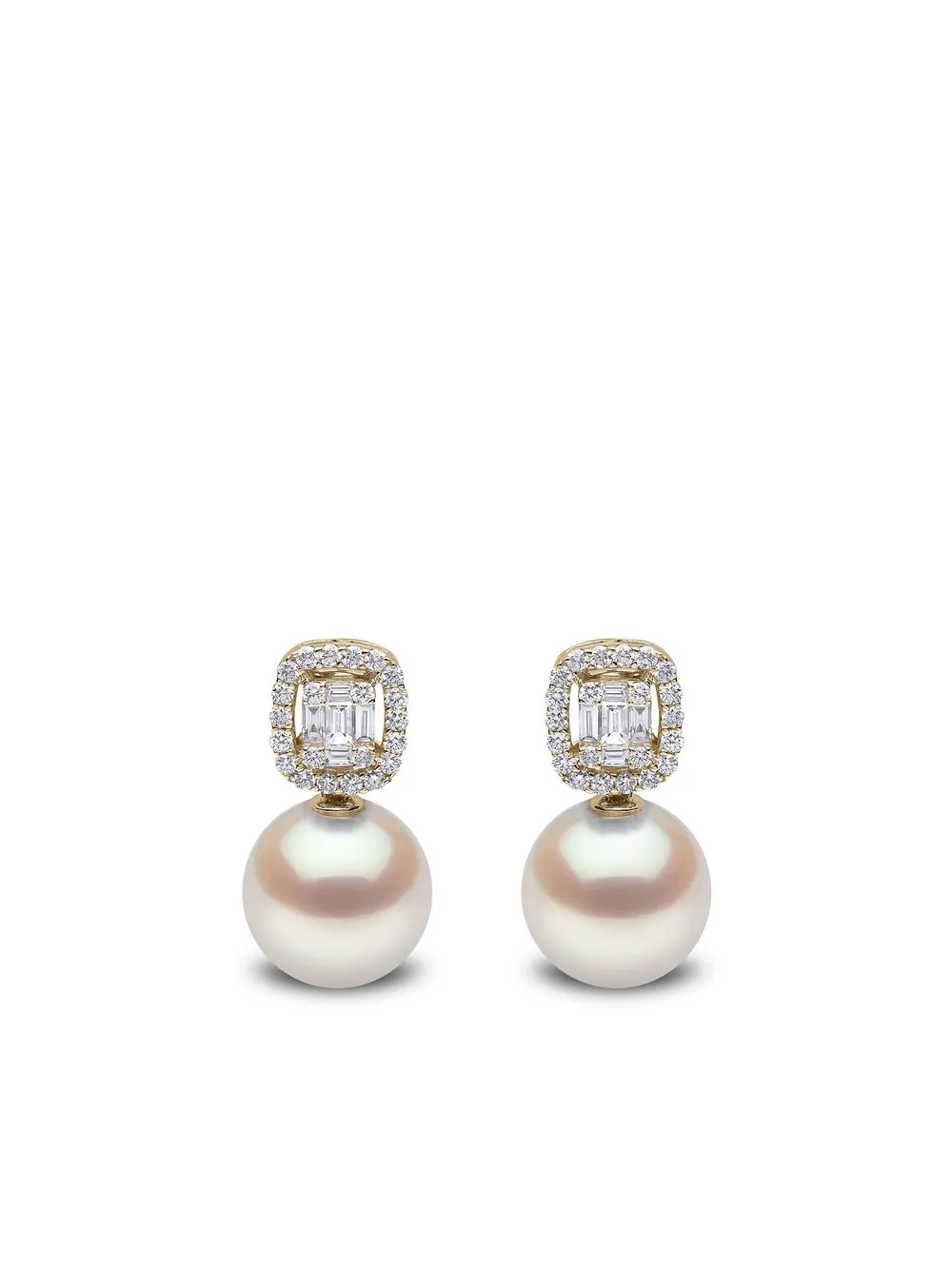 

Серьги Starlight из желтого золота с жемчугом и бриллиантами Yoko London, золотой