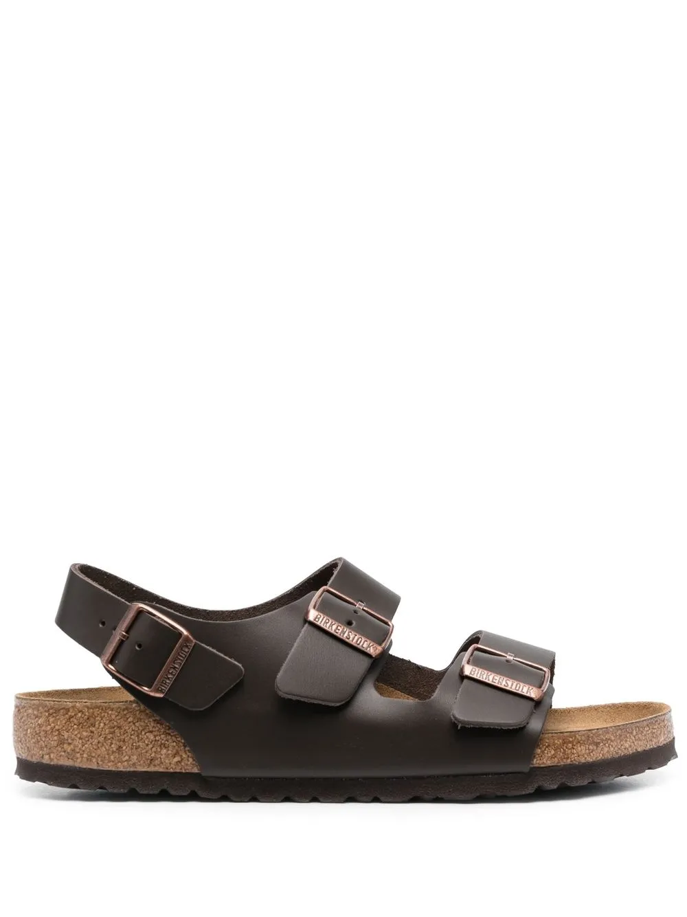 

Сандалии с пряжками BIRKENSTOCK, коричневый