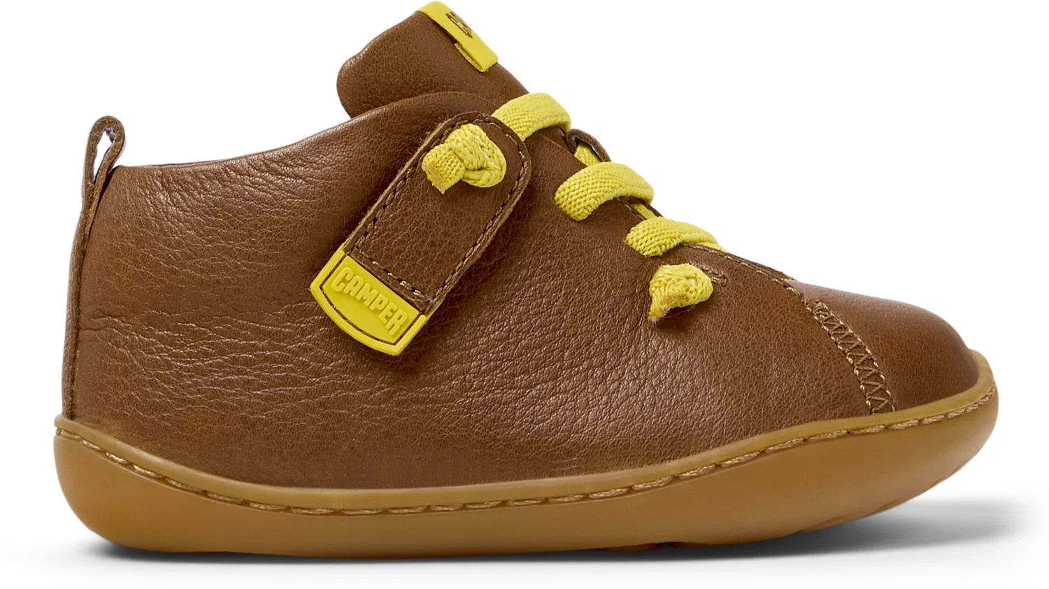 Ботинки Camper First-Step Peu Cami, кожаные, коричневые — фото 2