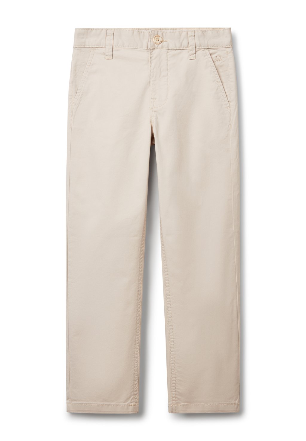 

Чиносы SLIM FIT IN STRETCH United Colors of Benetton, бежевый