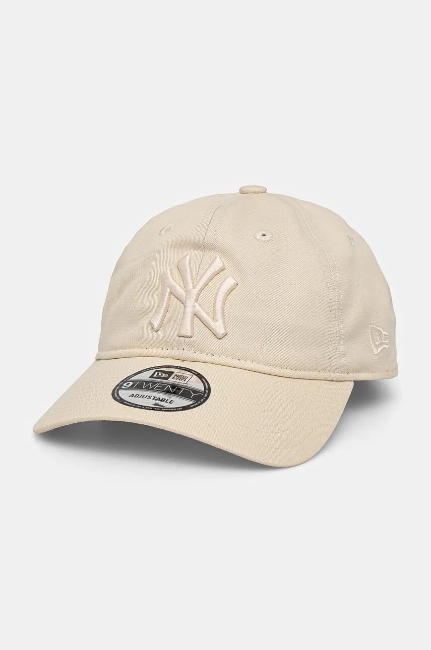 

Хлопковая бейсболка New Era NEW YORK YANKEES, бежевый
