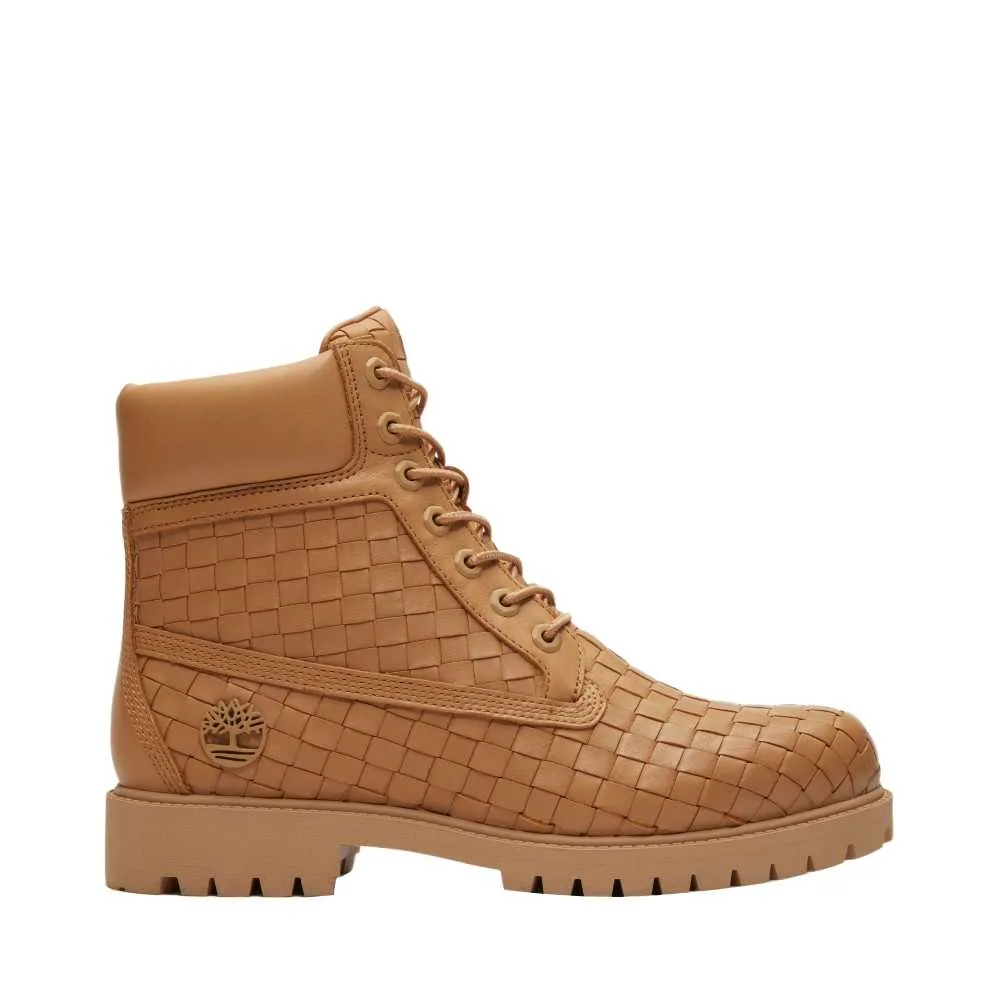 Кожаные ботинки мужские Timberland, светло-бежевый — фото 3