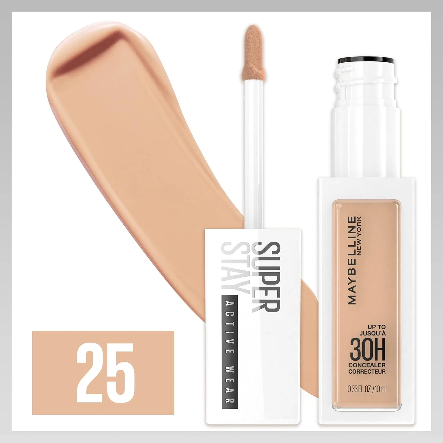 Консилер Maybelline Super Stay Full Coverage, 25 бежевый, 0.33 fl oz — фото 3