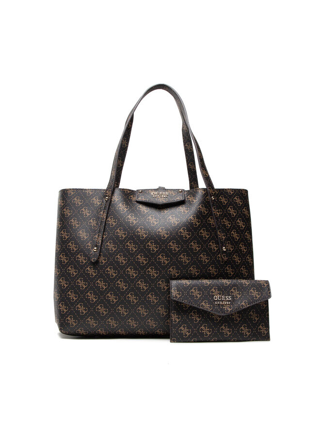 

Классическая сумка Eco Brenton Tote HWESG8 39023 Guess, розовый/коричневый