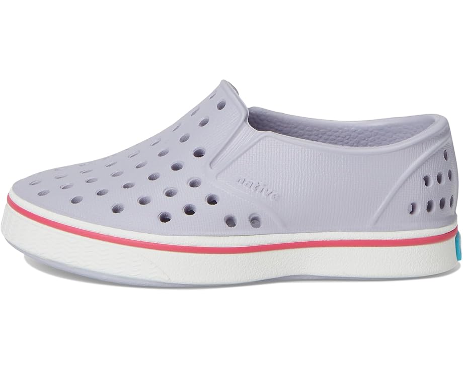 Детские слипоны Native Shoes Miles (для малышей и детей) Native Shoes Kids, Future Purple/Shell White — фото 4