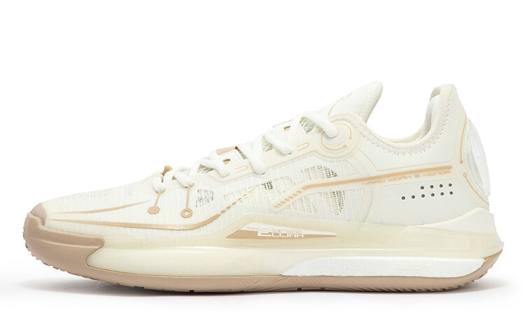 

Баскетбольные кроссовки Basketball Shoes Men Low-Top Feathers White Apricot Brown 361°