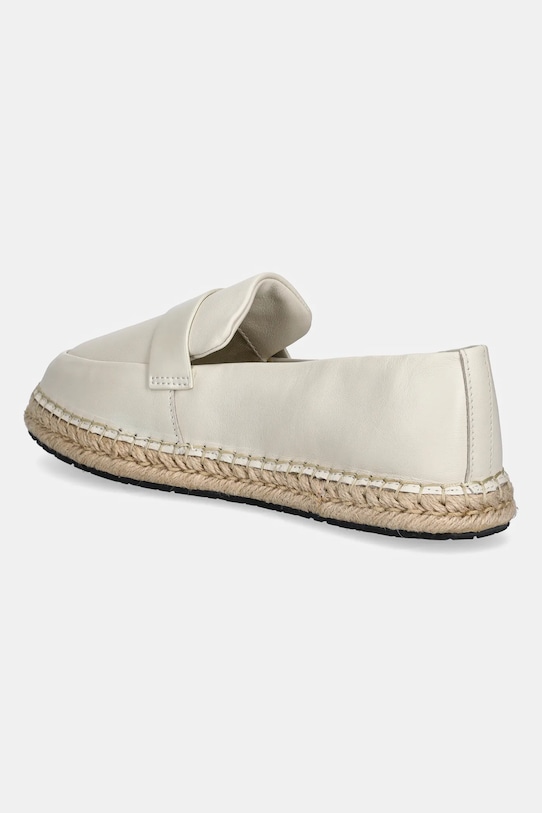 Кожаные эспадрильи Espadrille W/CK HW - LTH Calvin Klein, бежевый — фото 3
