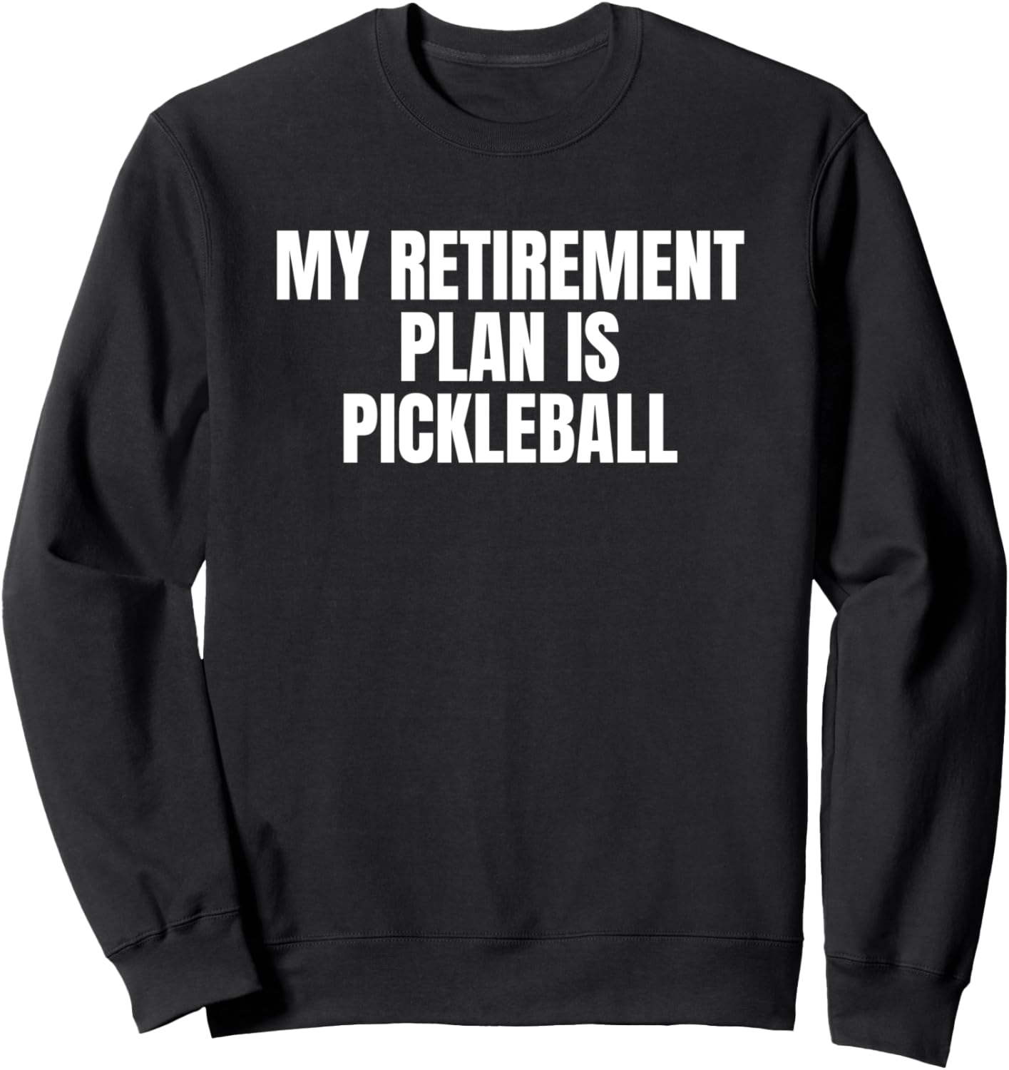 

Мой план выхода на пенсию: Милая забавная толстовка с приколом для фаната пиклбола Four1Nine Pickleball Official, черный