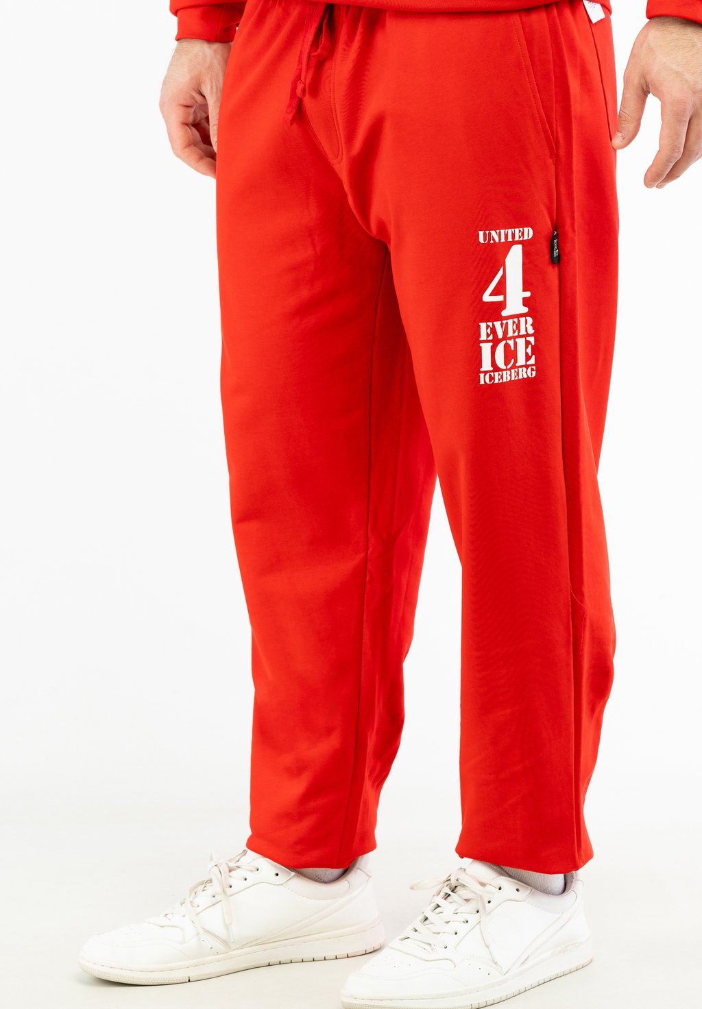 

Спортивные штаны JOGGERS WITH DOUBLE POCKETS AND DRAWSTRINGS ICE ICEBERG, красный