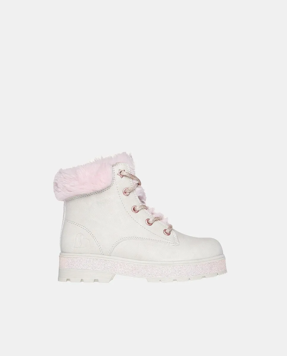 

Ботинки Street Gliz для девочек Skechers, белый