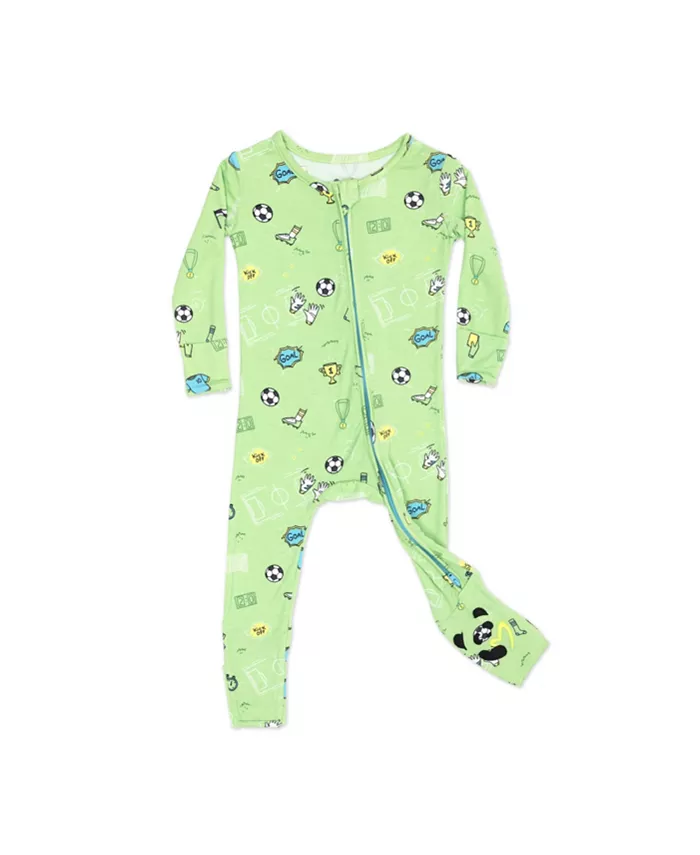 

Унисекс-комбинезон для малышей Soccer Convertible Footie Bellabu Bear, зеленый