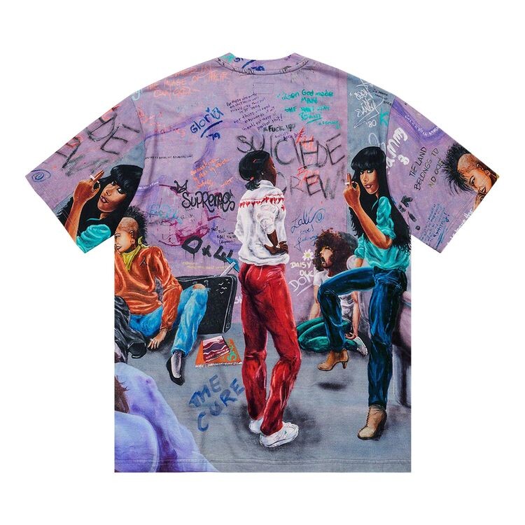 Топ Supreme x Lady Pink Short-Sleeve Top Multicolor, разноцветный — фото 2