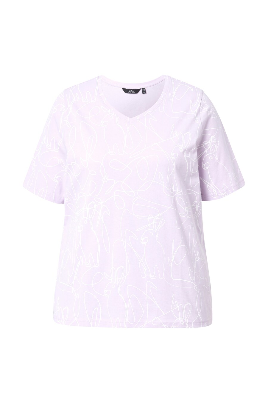 

Рубашка Ulla Popken, цвет Pastel purple