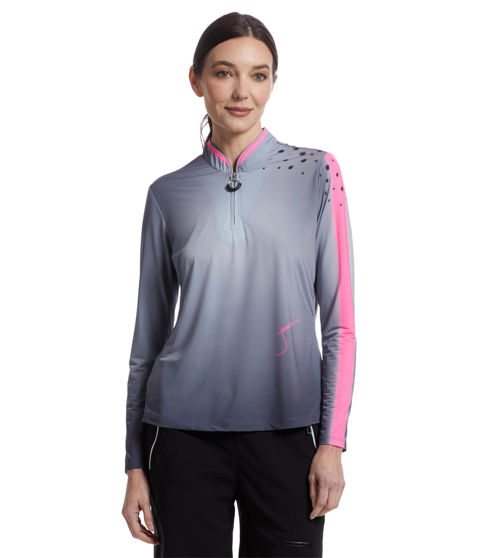 

Топ Jamie Sadock Sunsense Luminous Print Long, черный