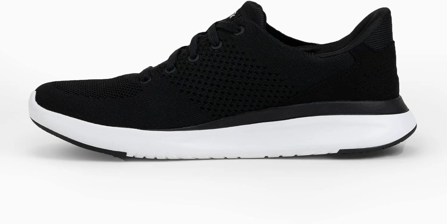 Кроссовки Kizik Slip On: Lima - удобные для повседневной носки, с Hands-Free, дышащий верх из трикотажа, мужские и женские прогулочные обувь с поддержкой свода стопы, черный — фото 2