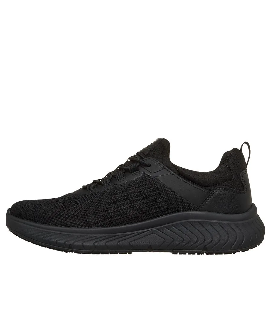 Мужские рабочие кроссовки с противоскользящим покрытием: Arch Fit Crosser - Rowynn Casual Work Sneakers от Finish Line Skechers, черный — фото 3