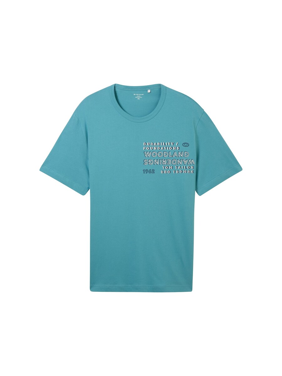 

Рубашка TOM TAILOR Men +, цвет marine blue/Aqua