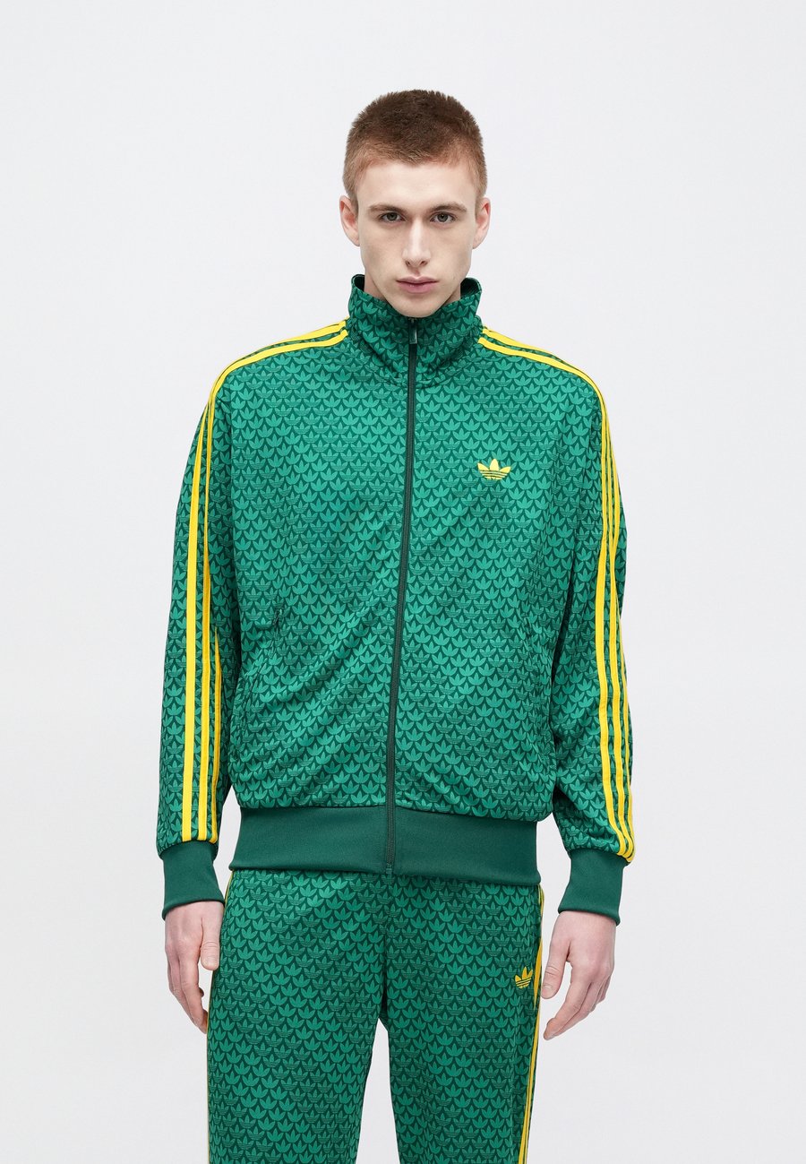 Толстовка Adidas Originals FIREBIRD MONOGRAM, Collegiate Green/Green — фото 4