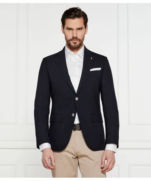 

Куртка h-hutson-233 с нагрудным платком Slim fit Boss, синий