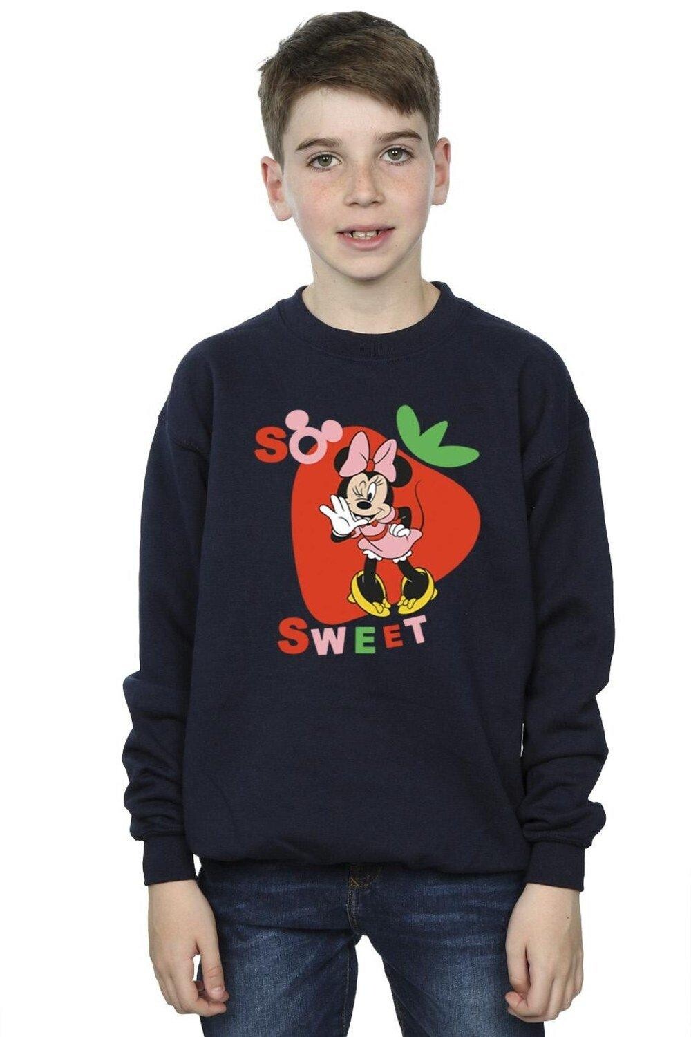 

Толстовка Minnie Mouse So Sweet Strawberry Disney, темно-синий