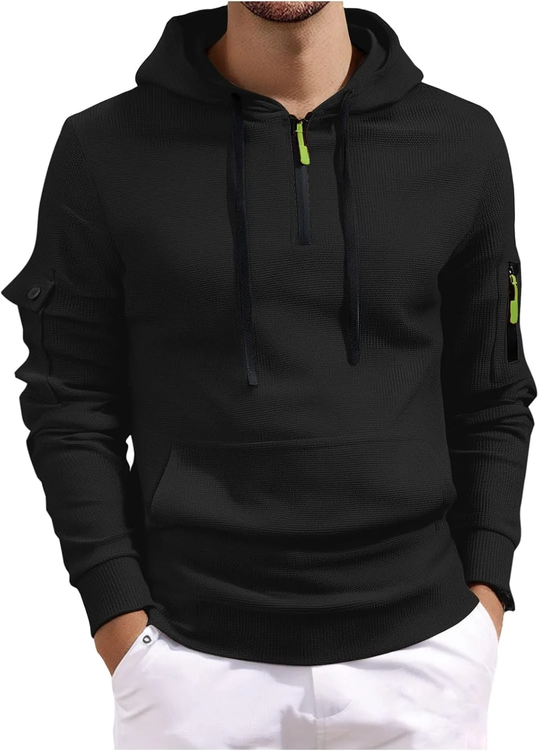 

Мужская толстовка с капюшоном Big and Tall, флисовая, свободного кроя