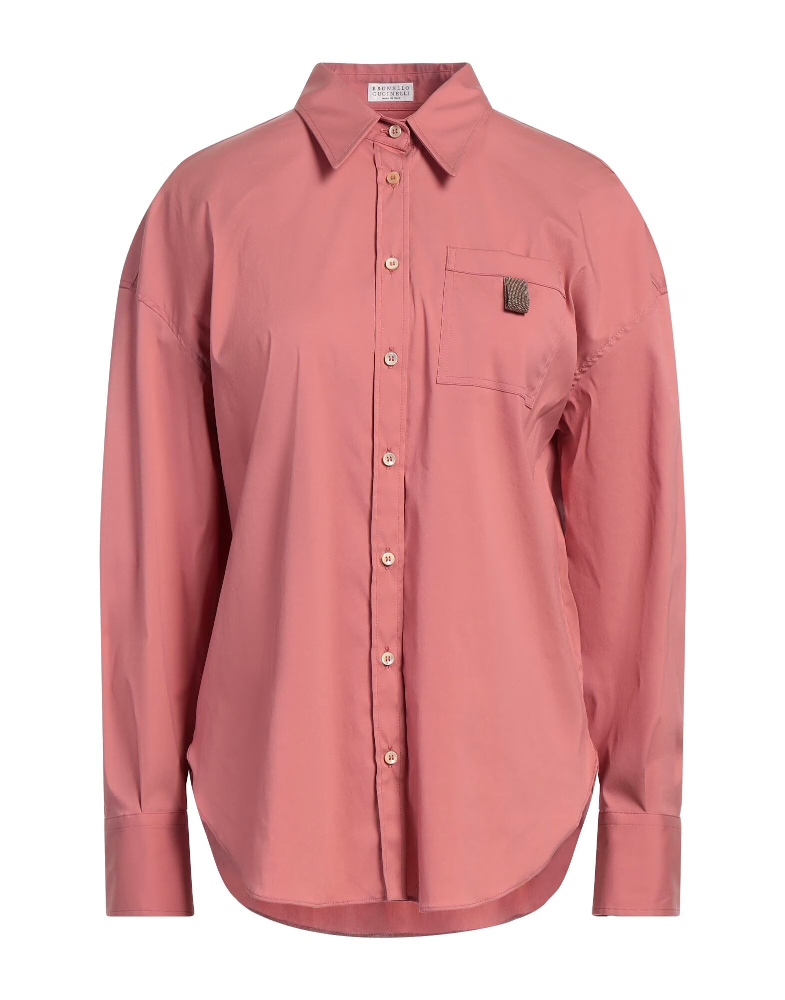 

Рубашка Brunello Cucinelli, темно-розовый