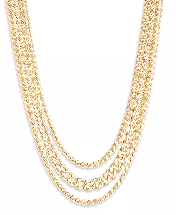 

Многорядное ожерелье-воротник золотистого оттенка Lauren Ralph Lauren, gold
