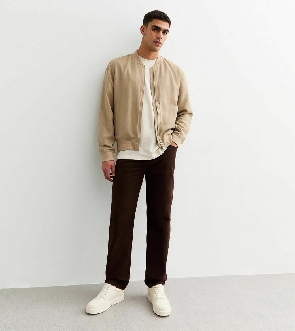 

Куртка-бомбер REGULAR New Look, коричневый