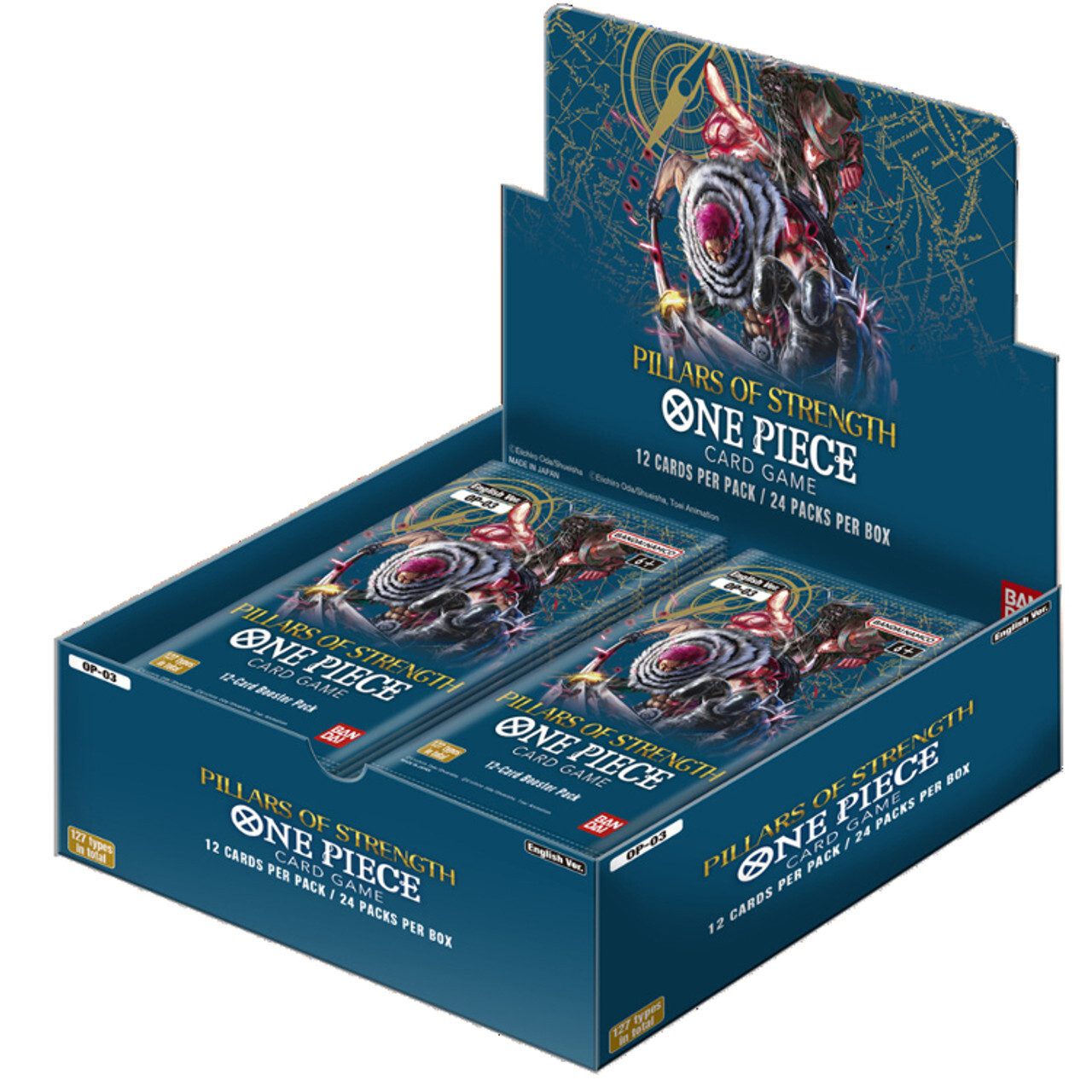 

Карточная игра One Piece TCG: Pillars of Strength - Booster Box OP-03