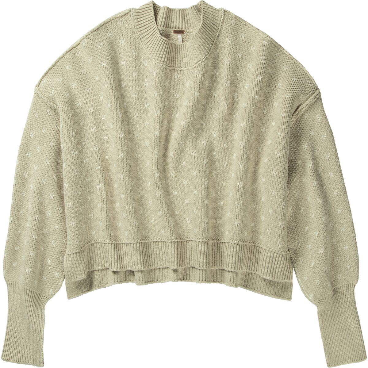 

Укороченный свитер с узором Easy Street Free People, мультиколор