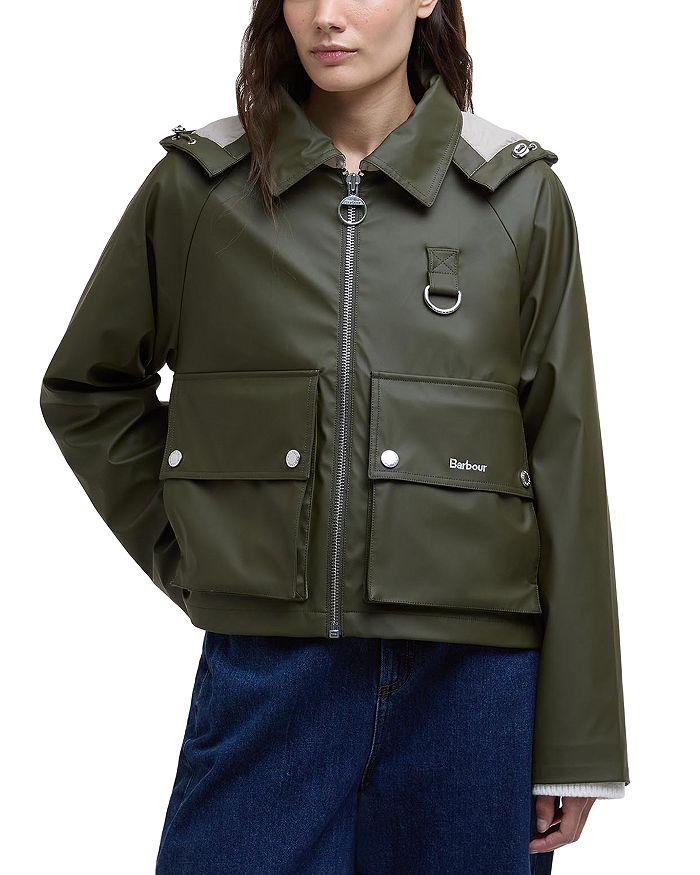 

Июньская водостойкая куртка Barbour, зеленый