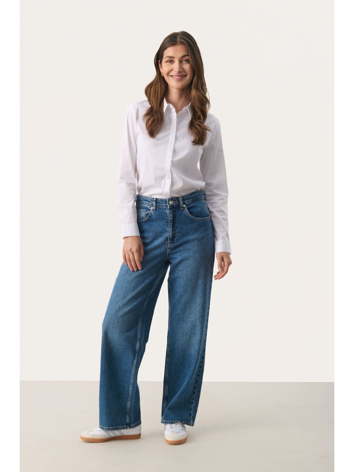 

Джинсы SimonaPW свободного кроя из средне-синего денима PART TWO