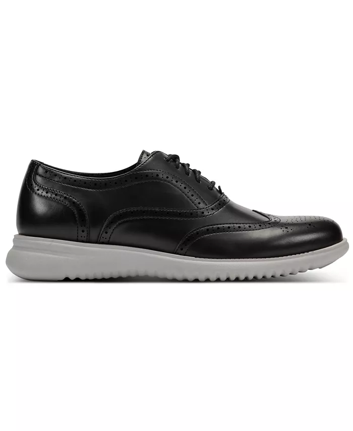 Мужские оксфорды Nio Wing Lace Up Kenneth Cole Reaction, черный — фото 2