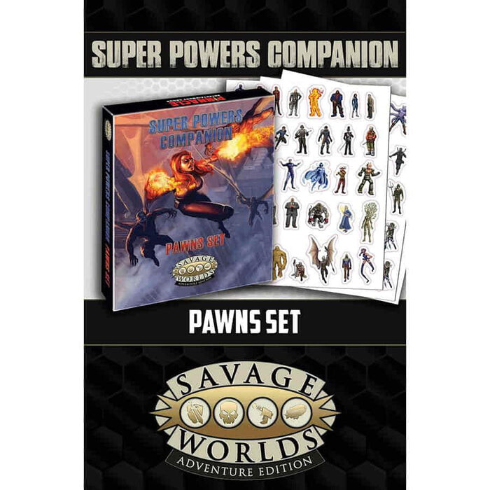 

Ролевая игра Pinnacle Enterainment Savage Worlds: Super Powers Pawns Boxed Set 1