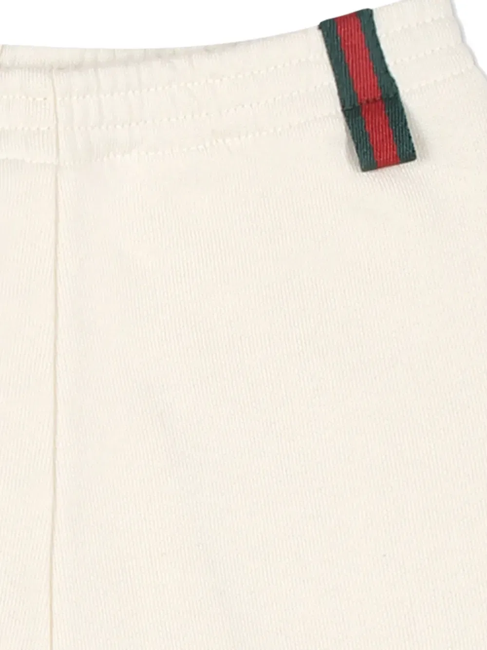 Брюки с полосками в виде сетки Gucci Kids, нейтральный — фото 3
