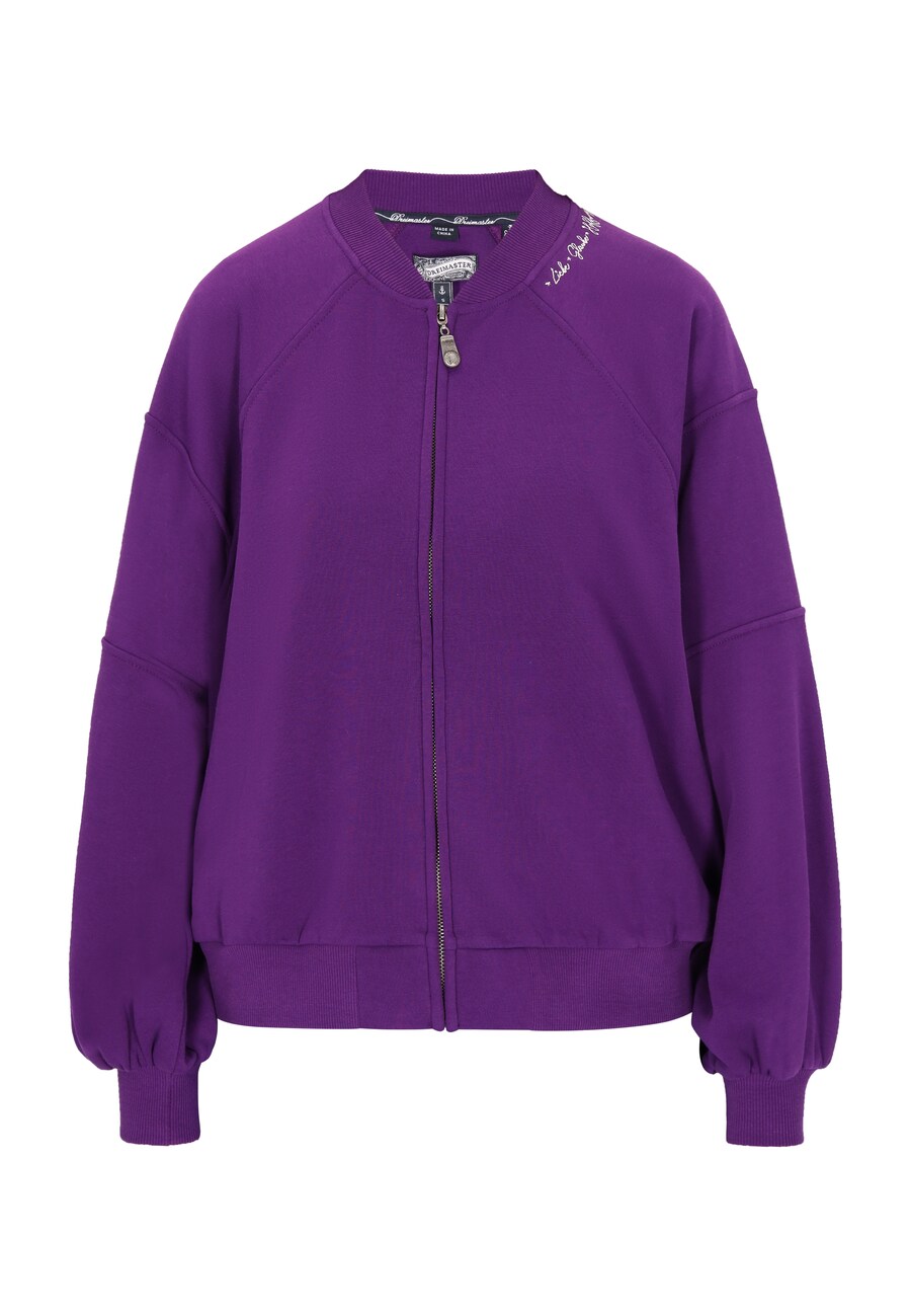 

Толстовка с капюшоном на молнии DreiMaster Vintage, цвет Dark purple