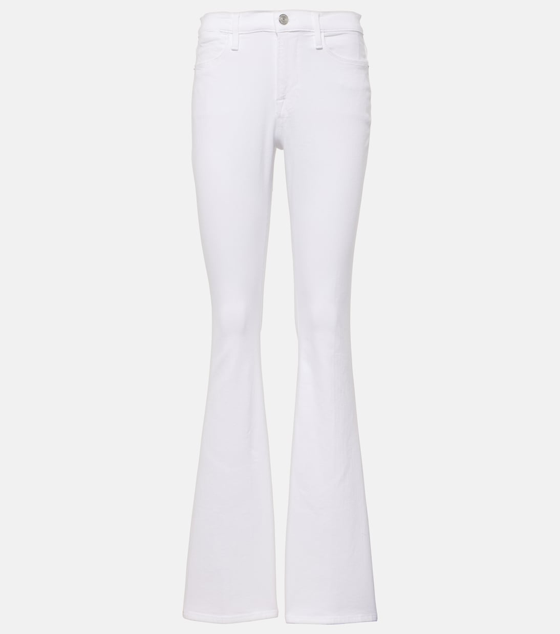 

Высокие расклешенные джинсы High Flare Frame, Blanc