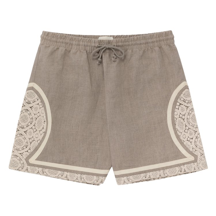 

Шорты Aimé Leon Dore Lace Linen Basketball 'Bone White', разноцветный