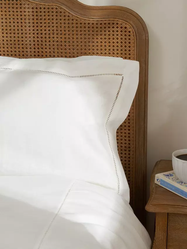 

Постельное белье Truly 100% Linen Ladder Easy Care, белый