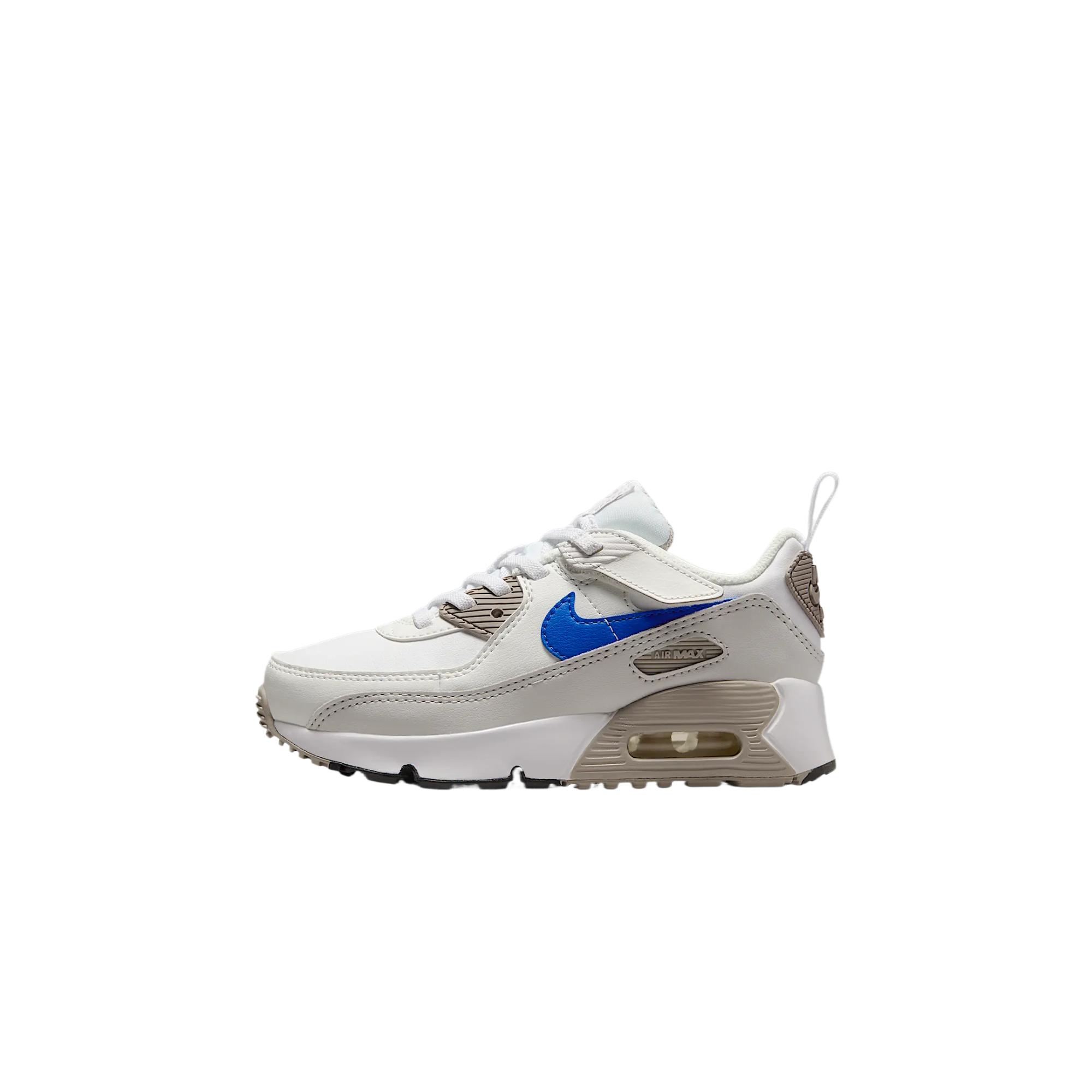

Кроссовки Air Max 90 EasyOn для детей 3–7 лет Nike, белый/серый/синий