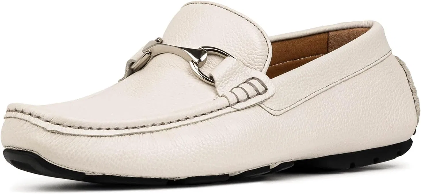 Мужские лоферы Donald J Pliner Dorion Drivers, Cream White