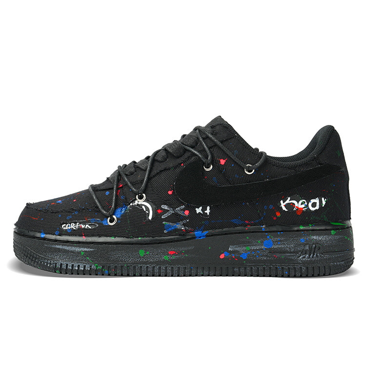 

Кроссовки для скейтбординга Air Force 1 женские, низкие, черный Nike