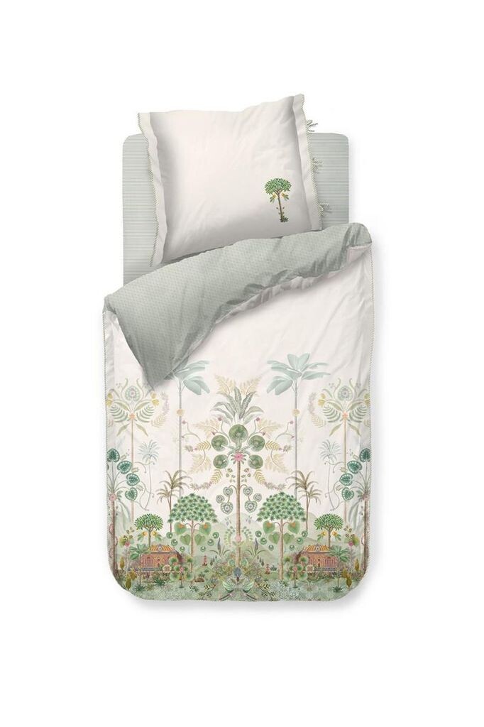 

Чехол на подушку Pip Studio Percale одинарный Panoramico цвет кремовый, размер 40х80